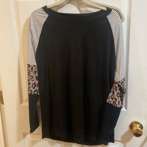 NWOT Black Long Sleeve shirt